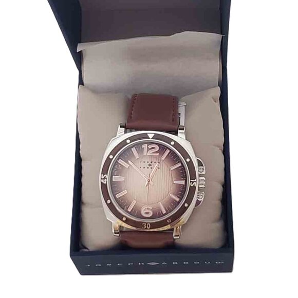 Joseph Abboud Watch AB-5219SV Stainless Steel Metal Japan Movement PC21J7 Men's - Picture 2 of 4